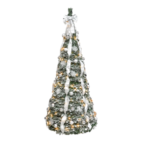 Artificial 6ft Flock  Up Christmas Tree