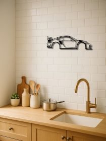 Race Car Metal Wall Art - High-Speed Kids Room Decor For Nursery Boys Bedroom