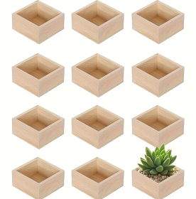 Square Storage Box, Multi-purpose Craftsmanship And Art Display, Home Decoration, Table Drawer Decoration, Succulent Plant Pot