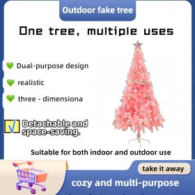 1 Piece Of 83 - Inch Pink Christmas Tree, The First Choice For Romantic Date Confessions