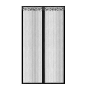 Magnetic Mesh Curtain Hands-free Fly Mesh Door Curtain 39x82' Self-adhesive Door Screen Anti Mosquito Bugs