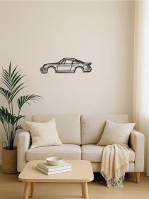 Metal Line Sports Car Metal Wall Art - Auto Enthusiast Gift Home Garage Decor