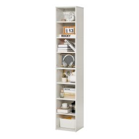VEVOR 5 Tiers Wide Bookshelf, 68 in Wooden Open Bookcase with Display Storage Organizer Shelf
