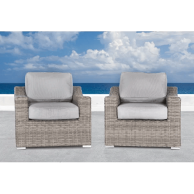Fully Assembled Patio Chair with Cushions 2
