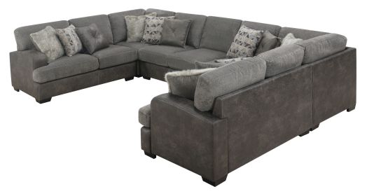 Wallace & Bay Grennburg Gray Modular 6 Piece Sectional