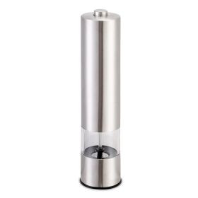 1Pc Electric Salt Pepper Grinder With Light Adjustable Coarseness Stainless Steel Salt Pepper Shaker Battery Operated Pepper Grinder Mill Easy Refill